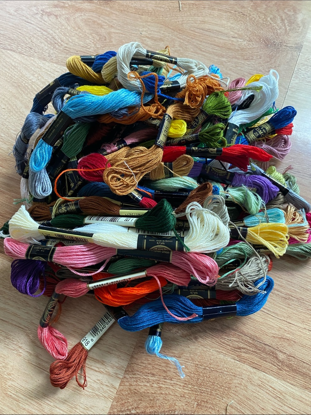 Lot of 100 DMC Embroidery floss NWT